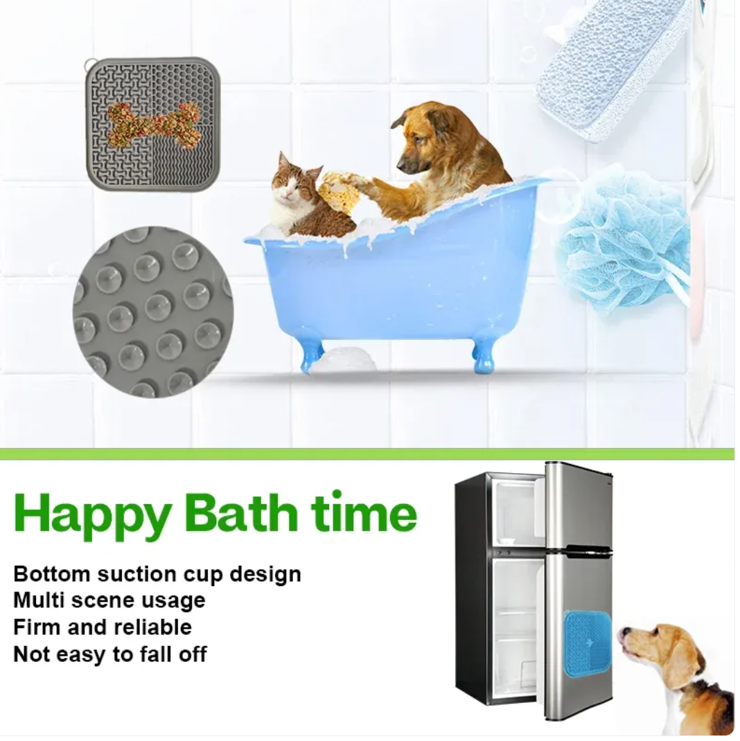 CalmLick Silicone Lick Mat – Anxiety Relief for Dogs & Cats